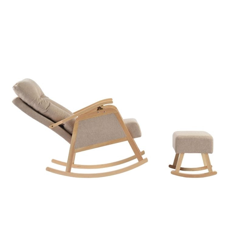 כורסאת הנקה מפוארת גב מתכוונן 5 מצבים + הדום T6079T-1