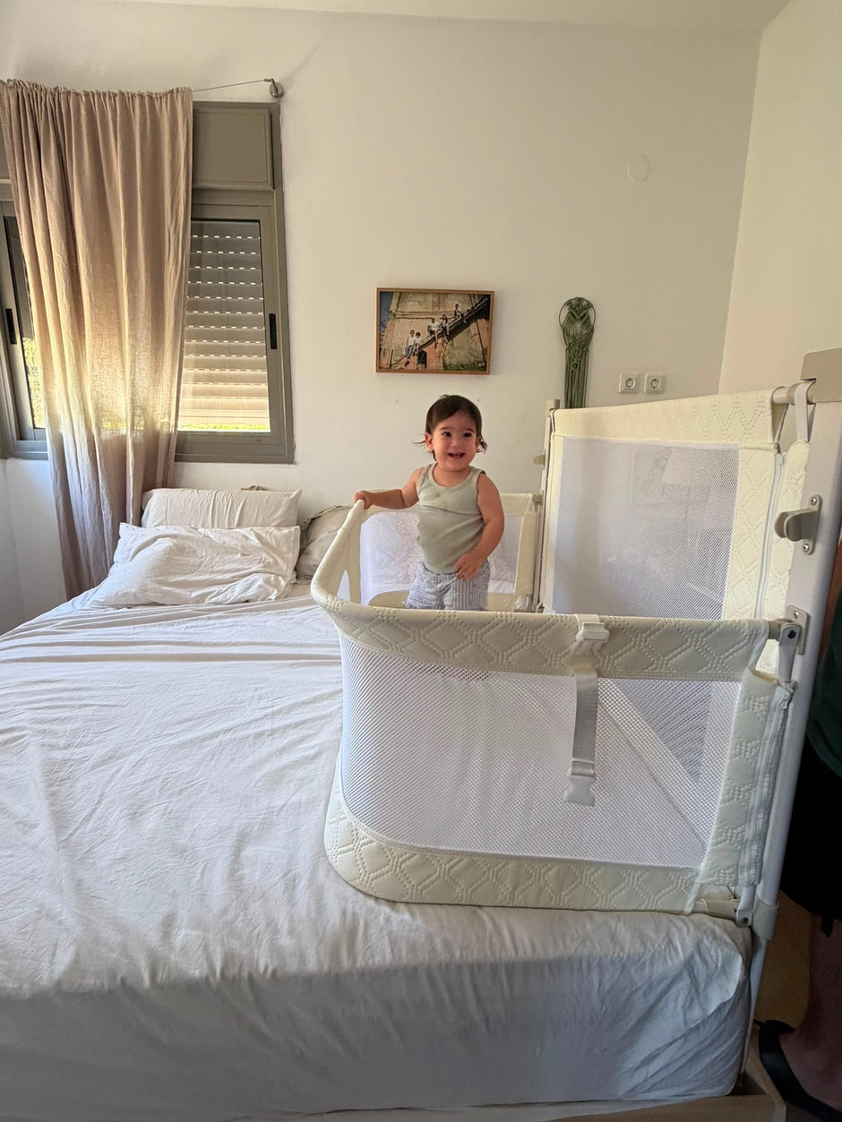 Minigo Safe Nest - מתחם שינה למיטת ההורים נייד ומוגן לתינוק