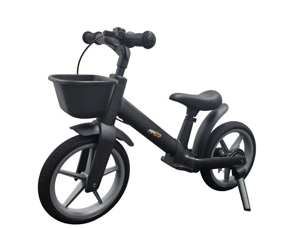אופני איזון לילדים Premium B1 - שלדת פולימר קלה עם בלם יד צבע:שחור