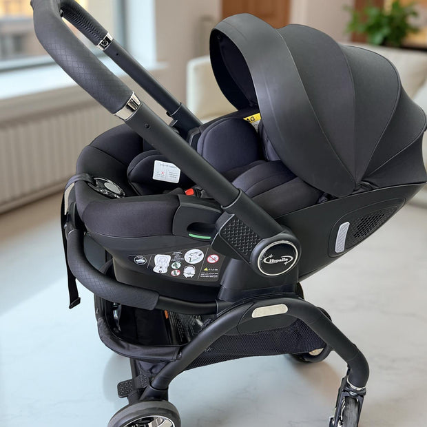 5 ב 1 טיולון וכיסא בטיחות (סלקל) הופלה -  car seat stroller Hoppala צבע שחור