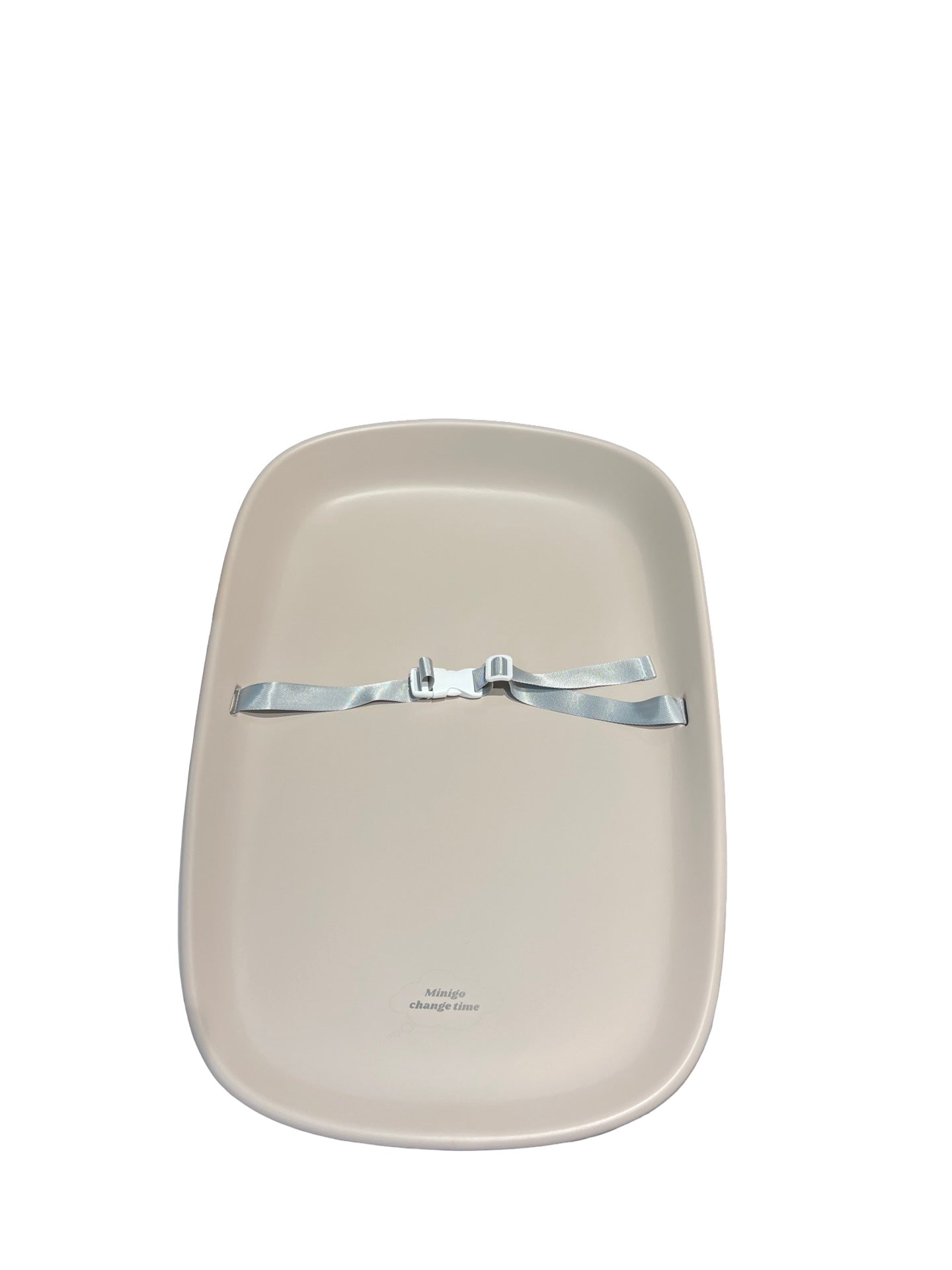 Minigo EVA – משטח החתלה סיליקון כולל רצועות דוחה מים בצבע בז'