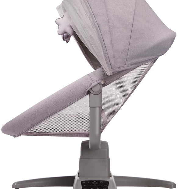 עריסה + נדנדה 3D חשמלית ,בד ומרכב איכותי עד 15 ק"ג! צבע אפור