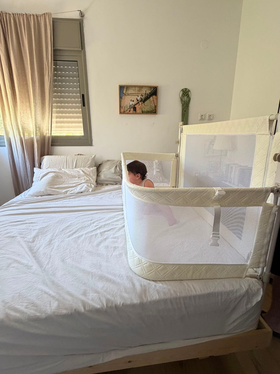Minigo Safe Nest - מתחם שינה למיטת ההורים נייד ומוגן לתינוק