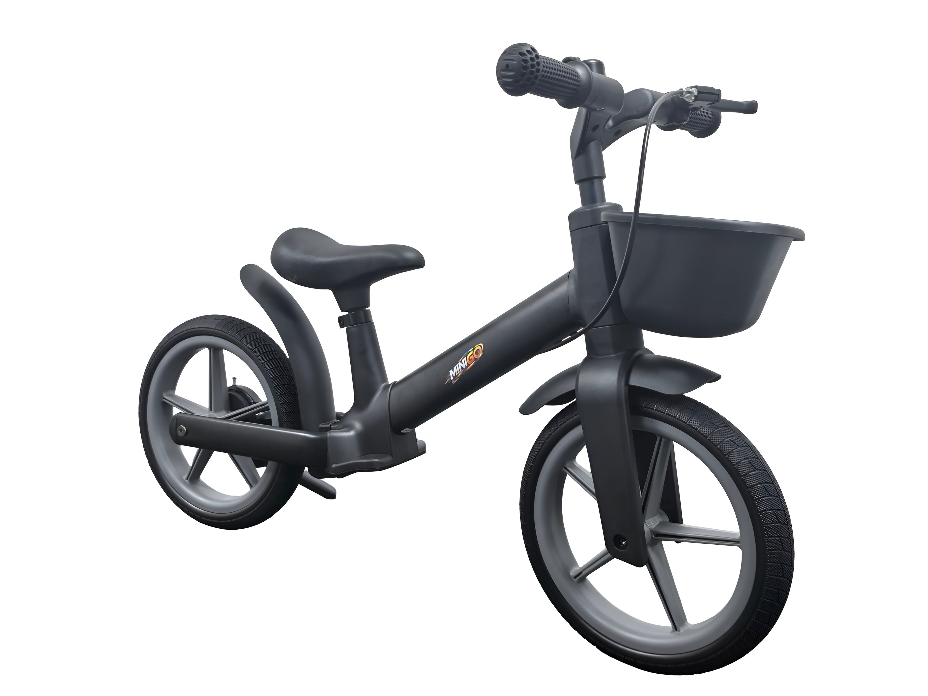 אופני איזון לילדים Premium B1 - שלדת פולימר קלה עם בלם יד צבע:שחור