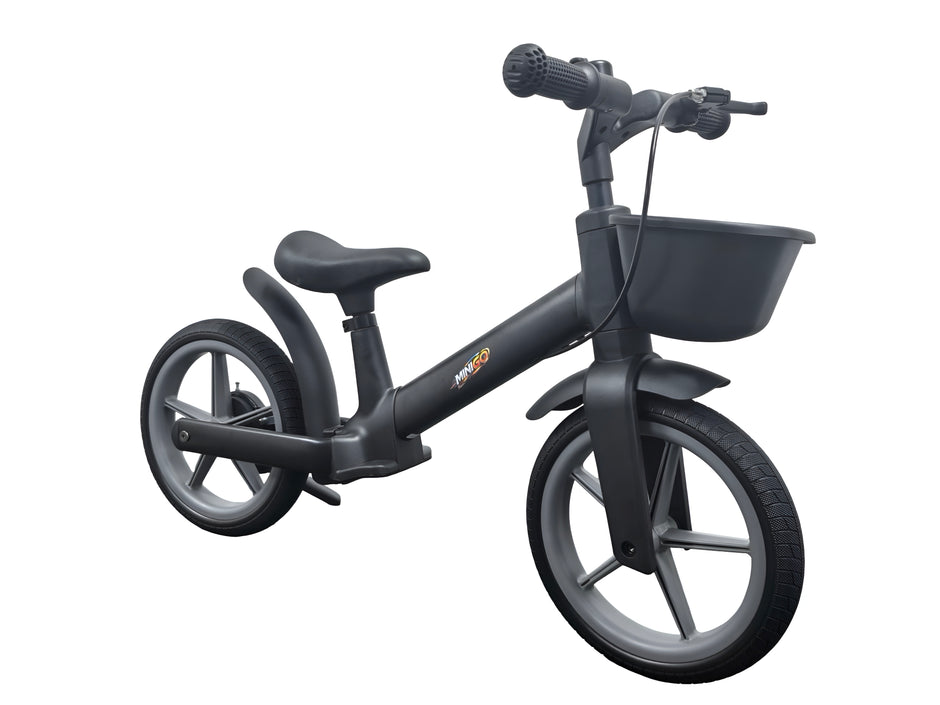 אופני איזון לילדים Premium B1 - שלדת פולימר קלה עם בלם יד צבע:שחור
