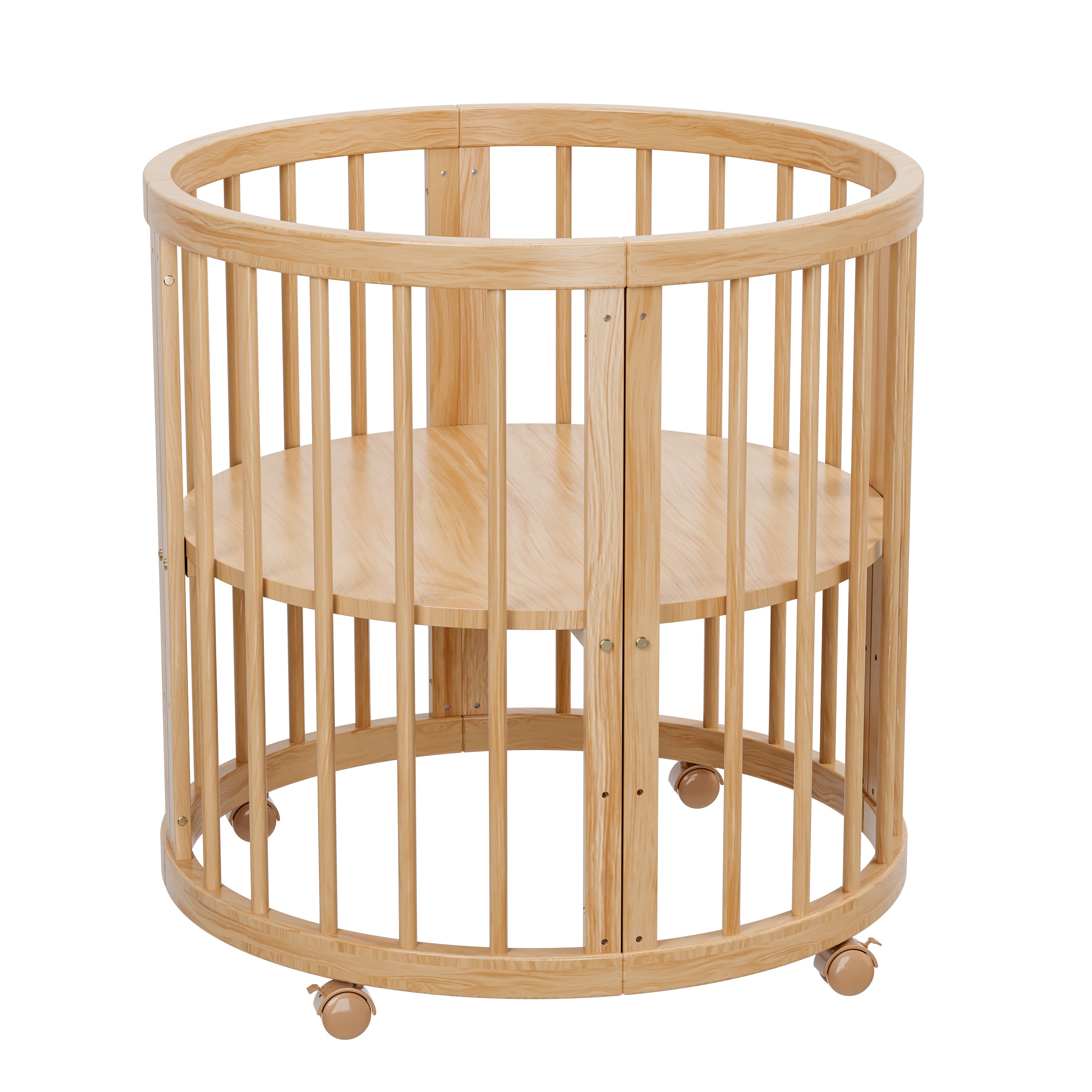 Minigo Bird Nest 4-in-1 – עריסה ומיטת תינוק מעץ מאיה צבע: טבעי