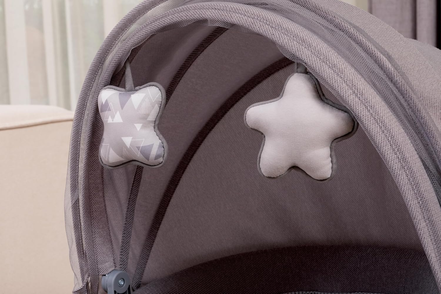 עריסה + נדנדה 3D חשמלית ,בד ומרכב איכותי עד 15 ק