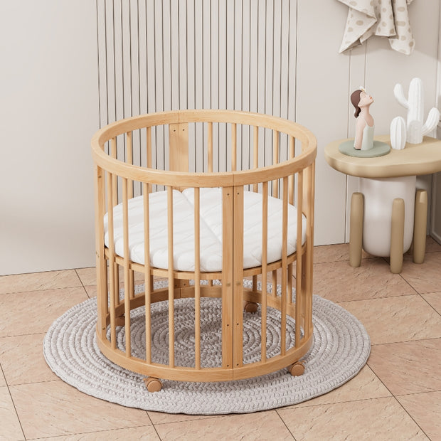 Minigo Bird Nest 4-in-1 – עריסה ומיטת תינוק מעץ מאיה צבע: טבעי