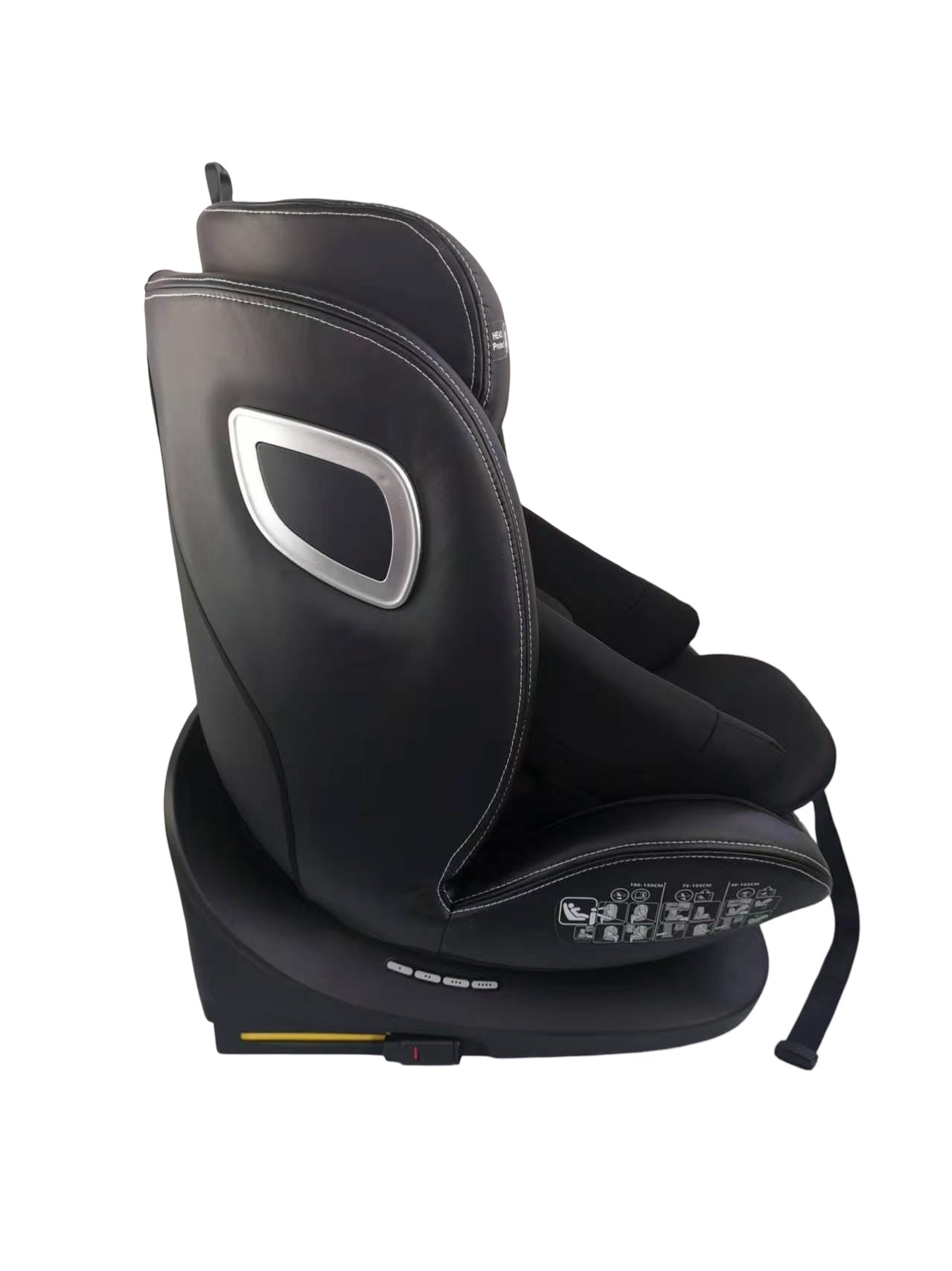 כיסא בטיחות 360° ריפוד כפול מבית be-care - תקן i-Size החדש עם רגל תמיכה ובוסטר מובנה