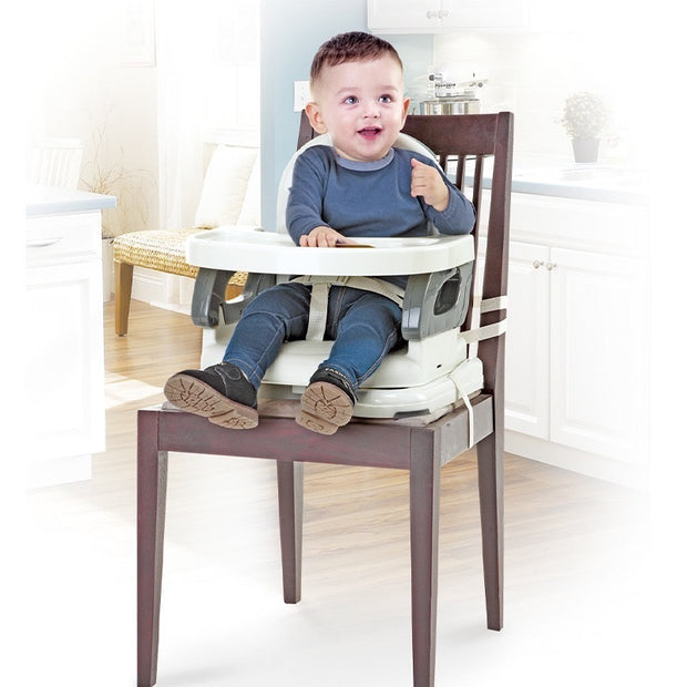 בוסטר אוכל (כיסא על כיסא לאוכל) 2 שלבים בעל שינוי מצבי גובה ומגש -  בוסטר אוכל בעל 2 שלבים כולל מגש נשלף