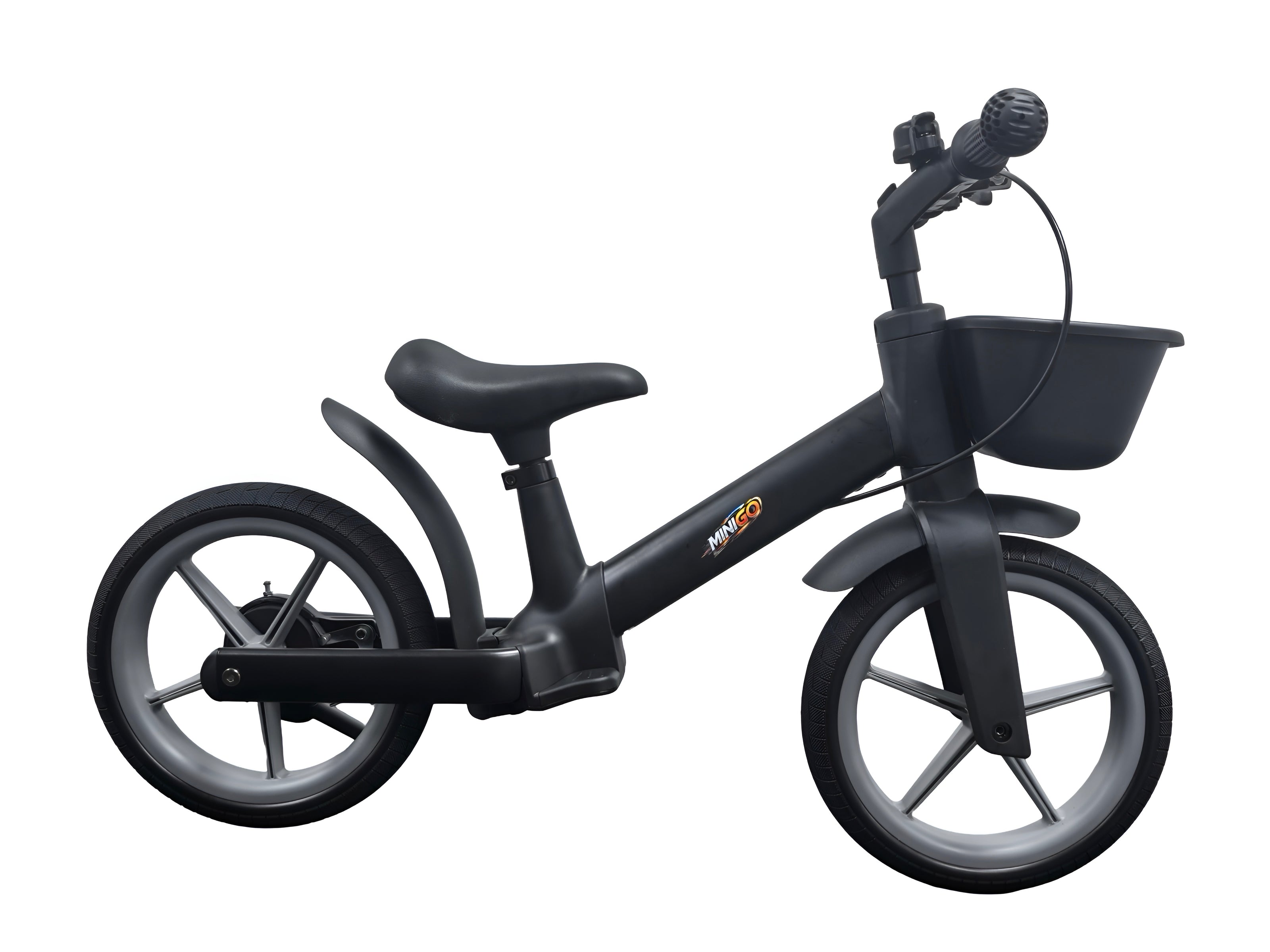 אופני איזון לילדים Premium B1 - שלדת פולימר קלה עם בלם יד צבע:שחור