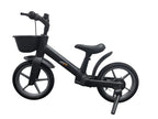 אופני איזון לילדים Premium B1 - שלדת פולימר קלה עם בלם יד צבע:שחור