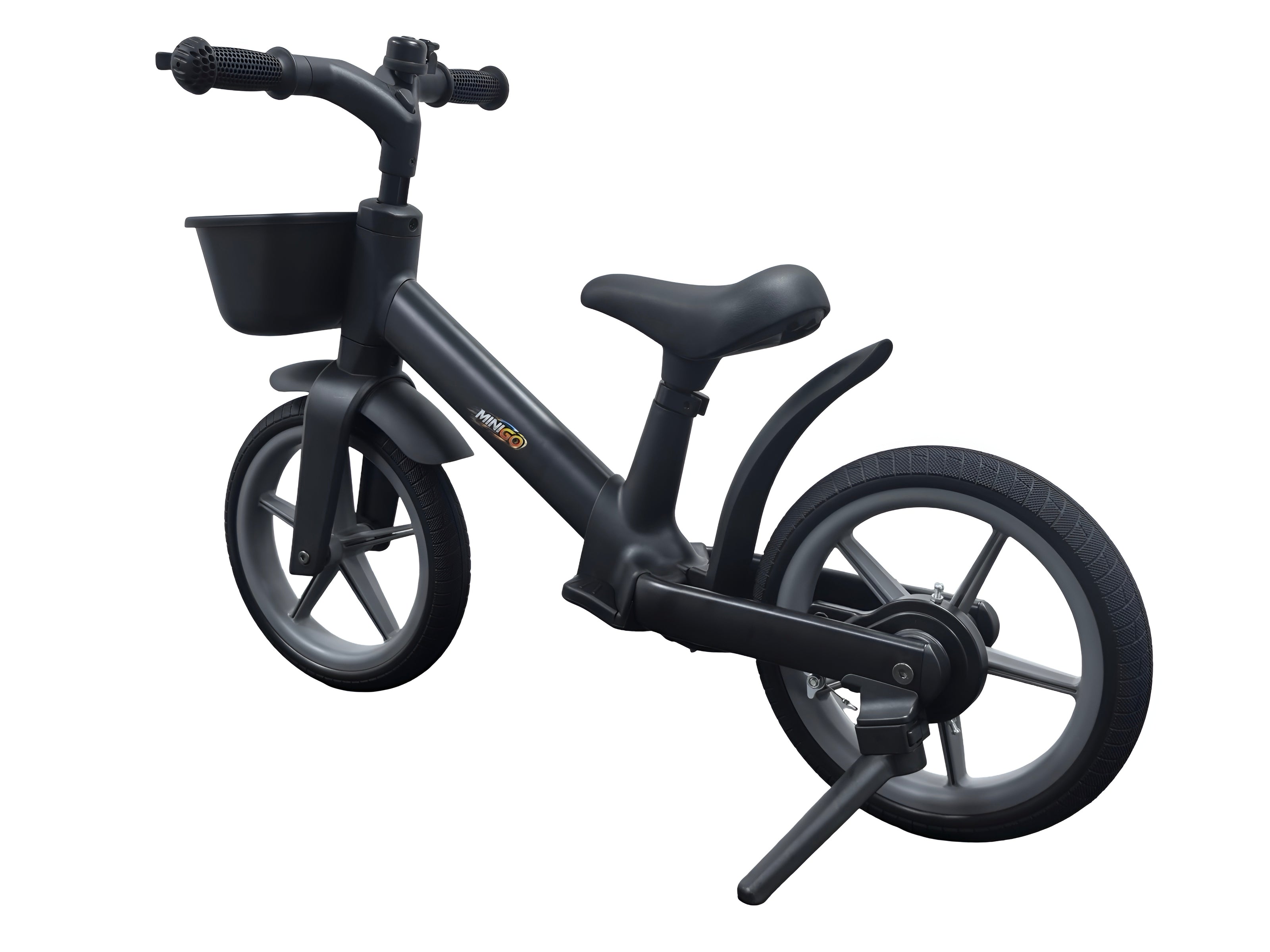 אופני איזון לילדים Premium B1 - שלדת פולימר קלה עם בלם יד צבע:שחור