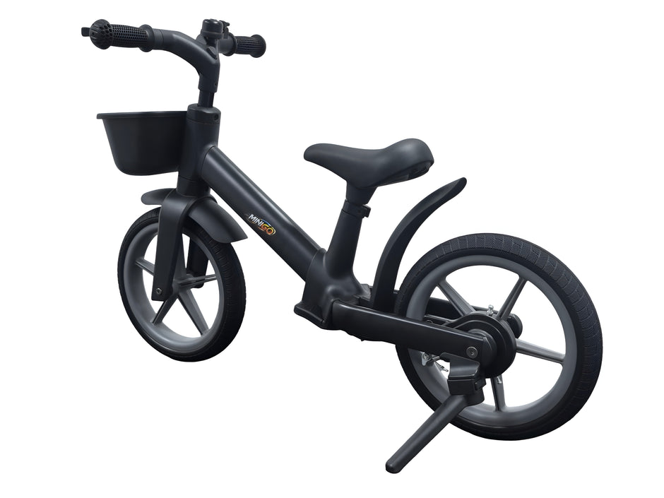 אופני איזון לילדים Premium B1 - שלדת פולימר קלה עם בלם יד צבע:שחור