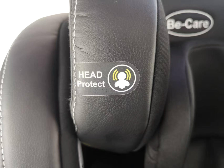 כיסא בטיחות 360° ריפוד כפול מבית be-care - תקן i-Size החדש עם רגל תמיכה ובוסטר מובנה