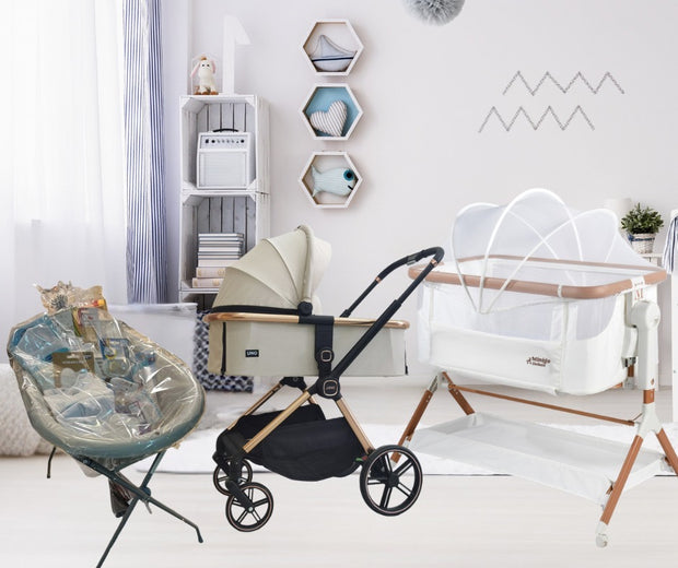 חבילת לידה מושלמת ומשתלמת off white 2490 ש"ח