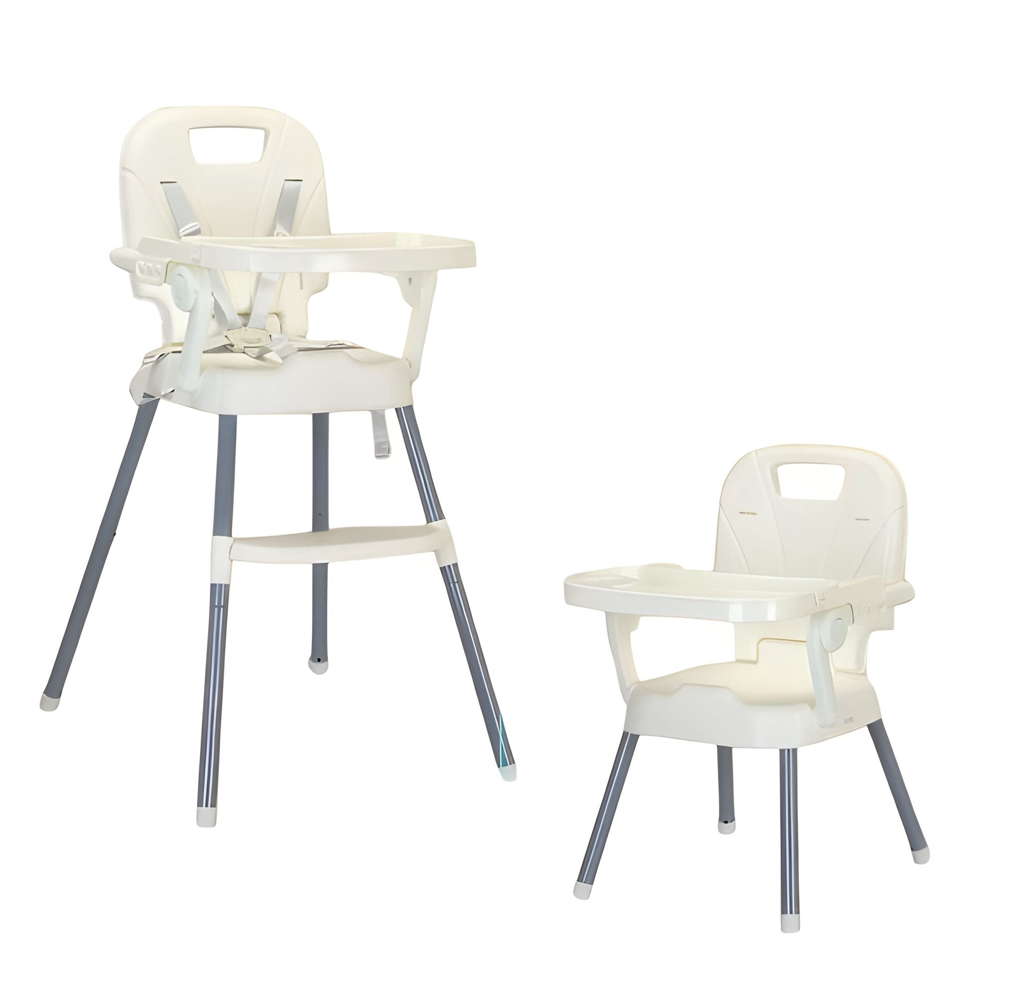 כיסא אוכל 3 ב-1 – מתכוונן מבוסטר לכיסא אוכל גבוה צבע: לבן