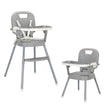 כיסא אוכל 3 ב-1 – מתכוונן מבוסטר לכיסא אוכל גבוה צבע: אפור
