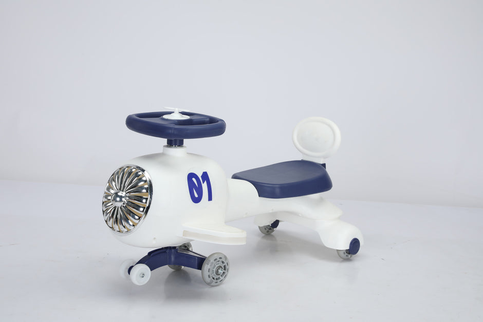 בימבה כוכב מטוס וינטג' DUO28 כחול לבן