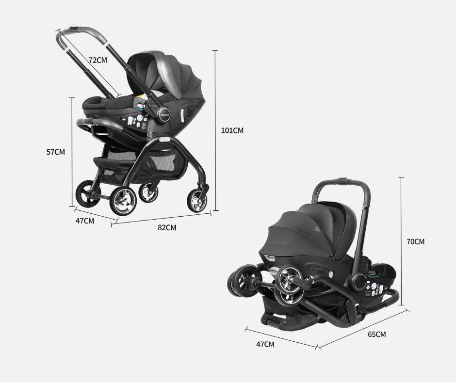 5 ב 1 טיולון וכיסא בטיחות הופלה -  car seat stroller Hoppala