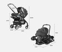5 ב 1 טיולון וכיסא בטיחות הופלה -  car seat stroller Hoppala