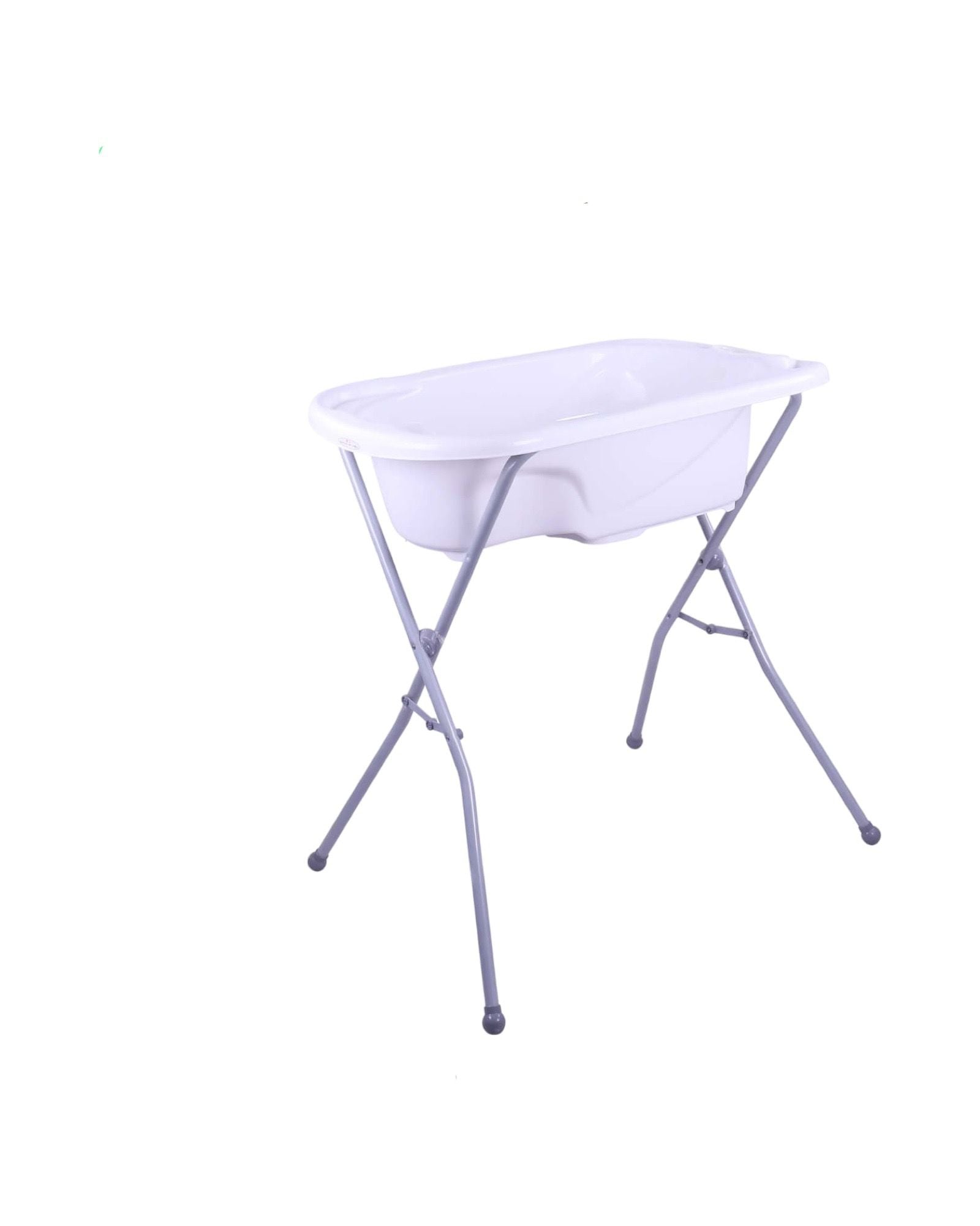 אמבטיה ענקית ספא לתינוק כולל טפלי יצוק בפנים (אמבטוח) פלסטיק איכותי כולל פקק וצינורית ועבה עם מעמד גדול במיוחד