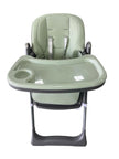 Minigo High Chair – כיסא אוכל גבוה לתינוק עם ריפוד ונוחות מרבית צבע: ירוק