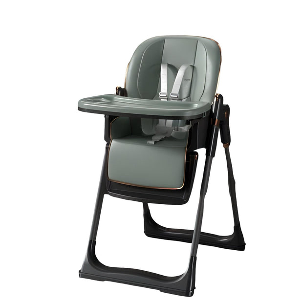 כסא אוכל מרופד לתינוק עולה ויורד,גב מתכוונן מינגו צבע: ירוק