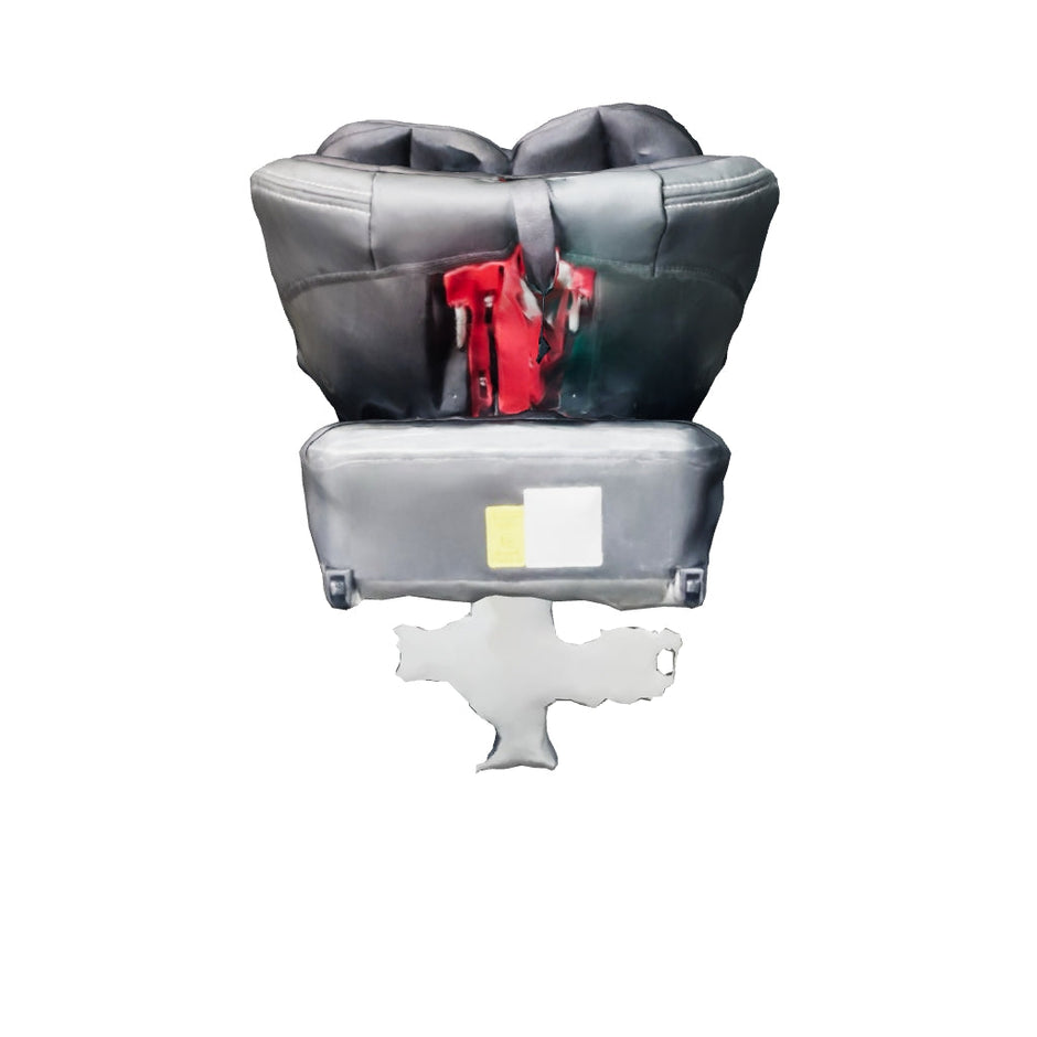 כיסא בטיחות I SAFE מסתובב 360 משולב בוסטר הכולל רגלית Supporting Leg תקן חדש צבע:שחור