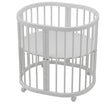 Minigo Bird Nest 4-in-1 -עריסה ומיטת תינוק מעץ  מאיה דגם D-2  לבן כולל מזרנים