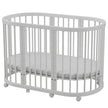 Minigo Bird Nest 4-in-1 -עריסה ומיטת תינוק מעץ  מאיה דגם D-2  לבן כולל מזרנים